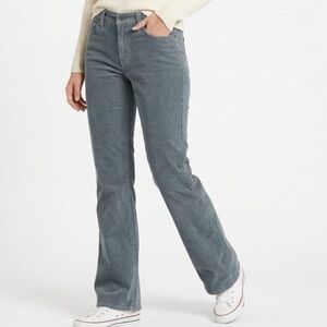 LOFT Gray Flare Jeans — High-Rise Wide Leg